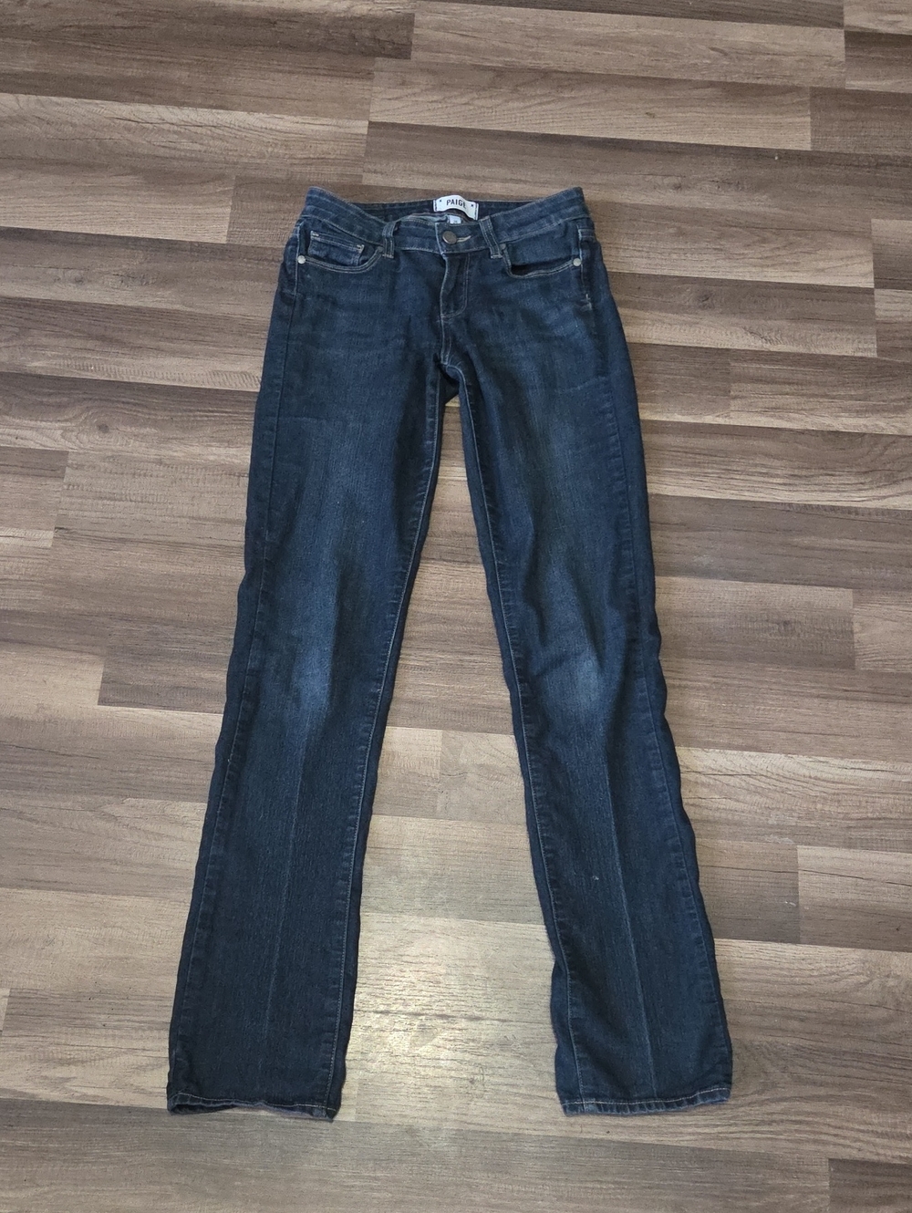 Paige Straight-Leg Jeans -  size 26 Inseam 32
